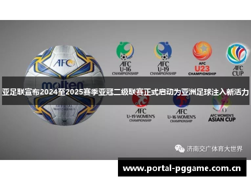 亚足联宣布2024至2025赛季亚冠二级联赛正式启动为亚洲足球注入新活力 亚足联宣布2024至2025赛季亚冠二级联赛正式启动为亚洲足球注入新活力
